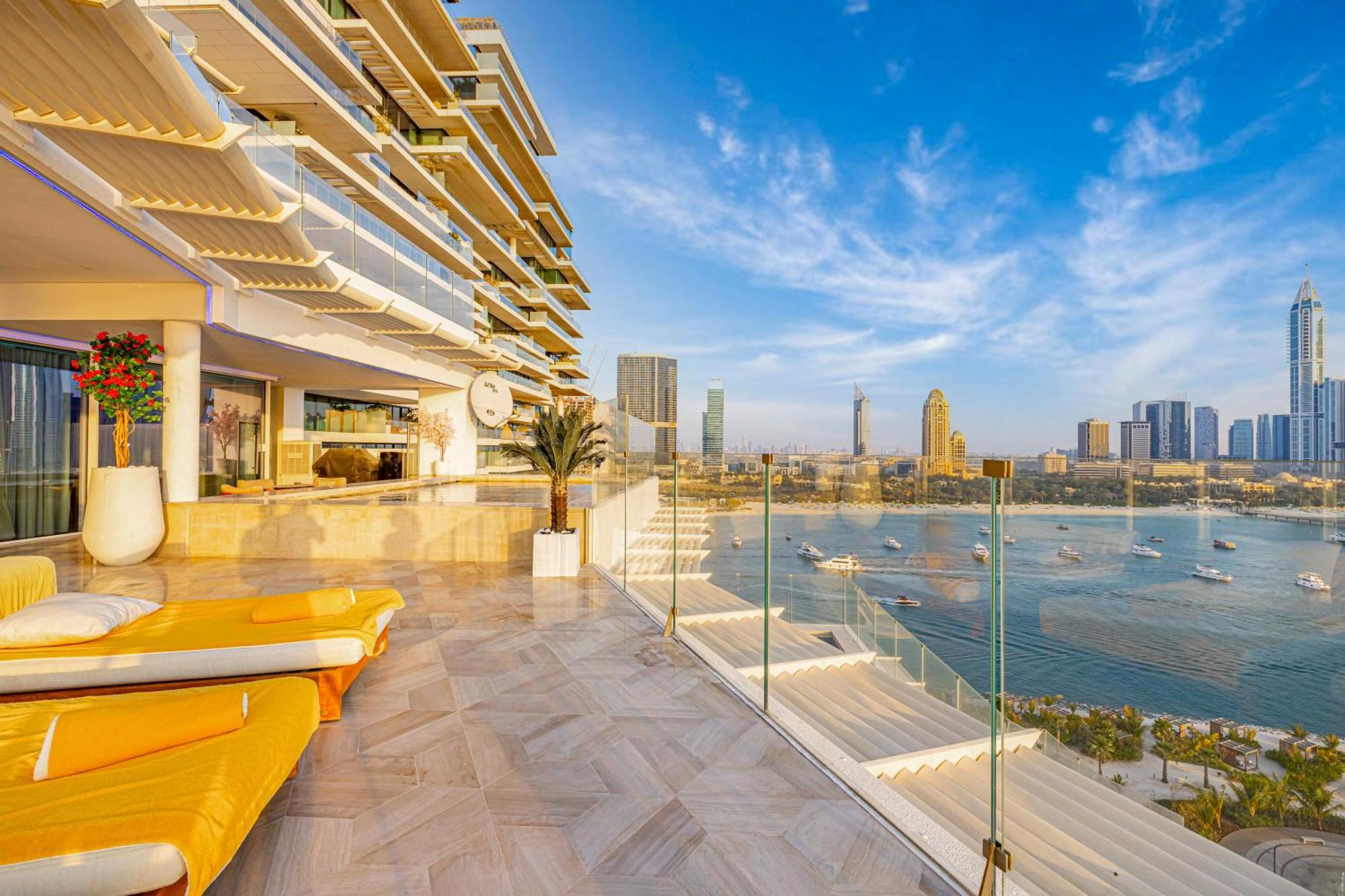 Five Palm Jumeirah 2Br Luxury Penthouse , Full Marina See View With Private Pool 迪拜 外观 照片