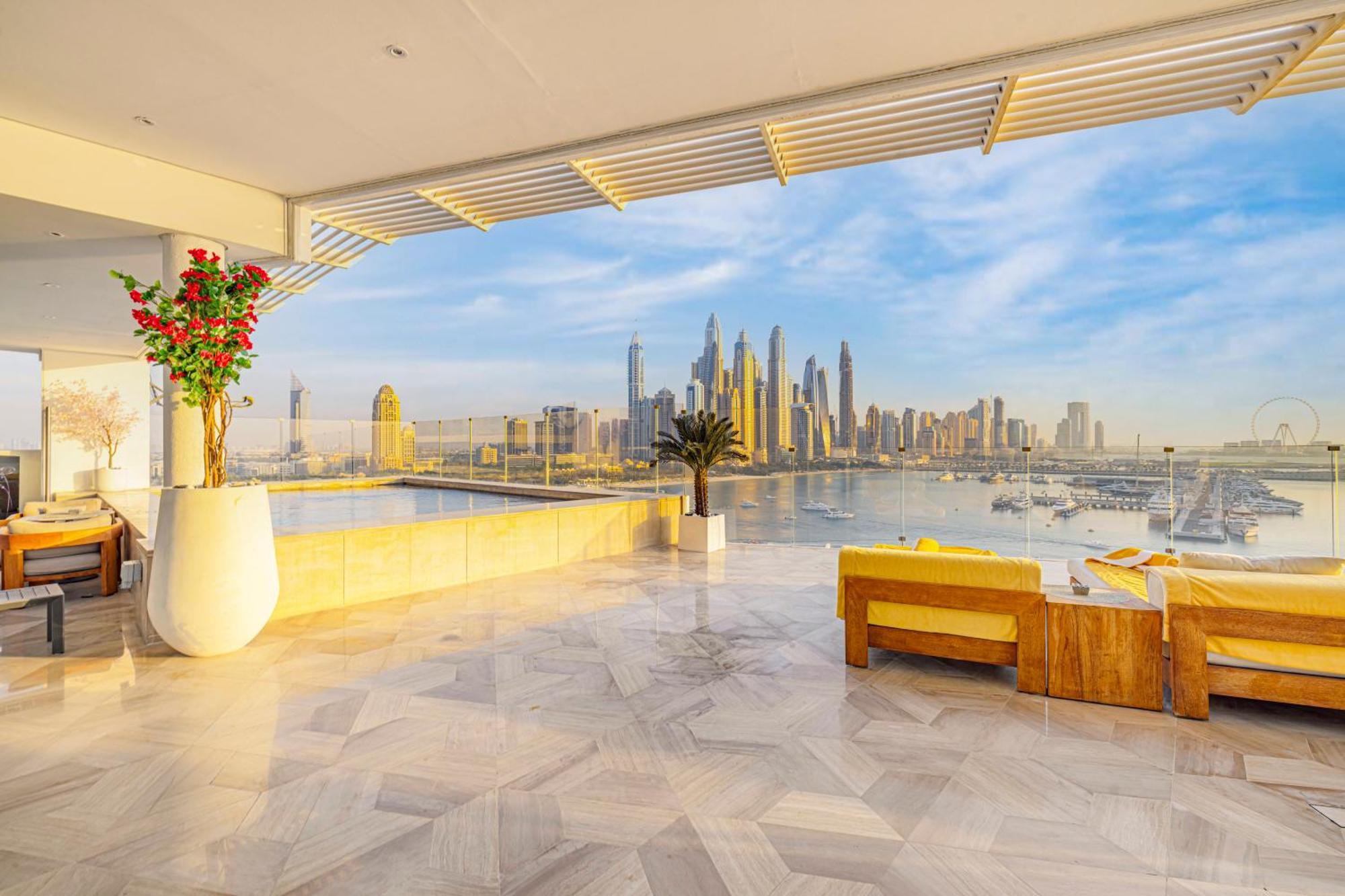 Five Palm Jumeirah 2Br Luxury Penthouse , Full Marina See View With Private Pool 迪拜 外观 照片