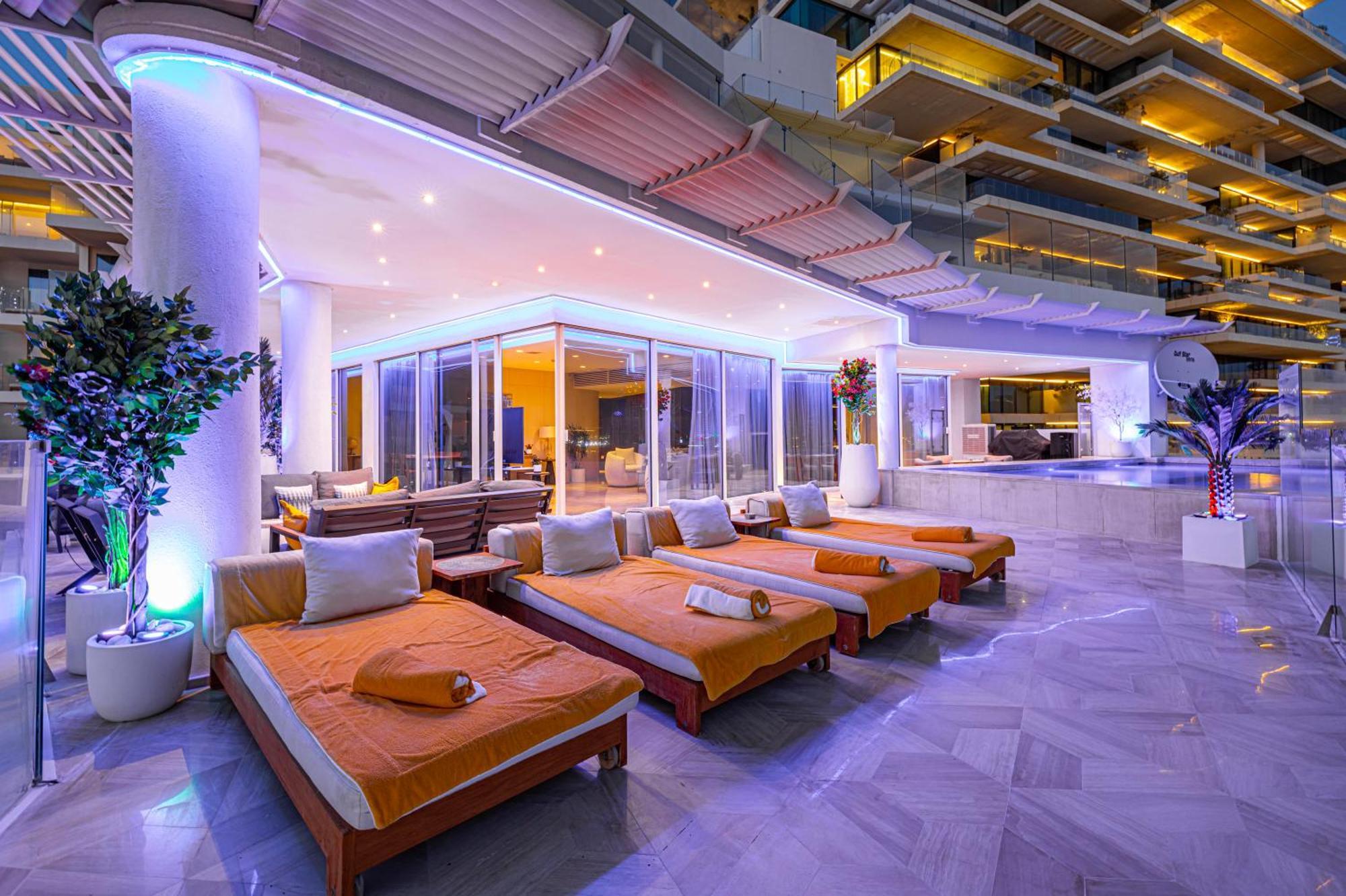 Five Palm Jumeirah 2Br Luxury Penthouse , Full Marina See View With Private Pool 迪拜 外观 照片