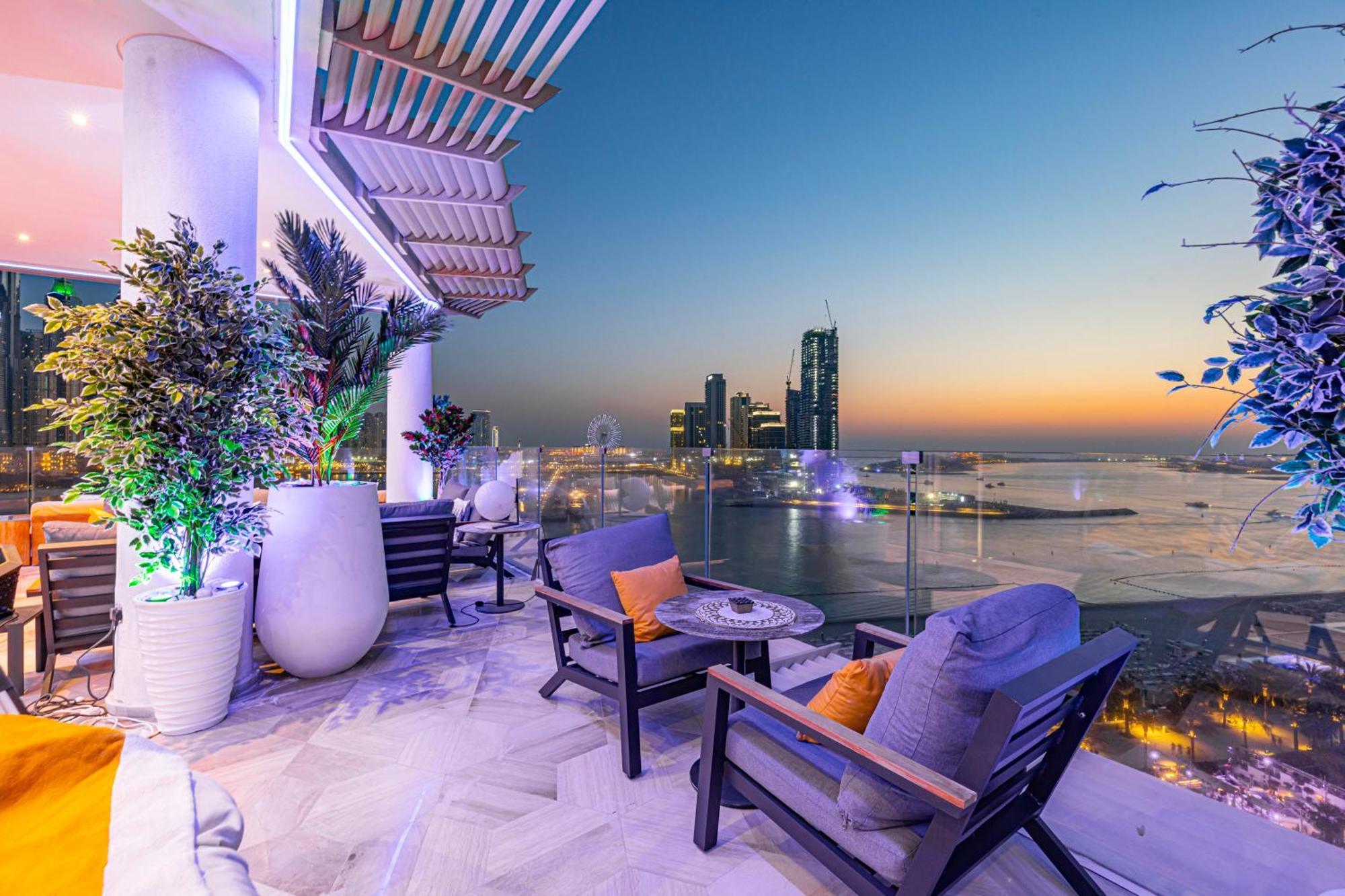 Five Palm Jumeirah 2Br Luxury Penthouse , Full Marina See View With Private Pool 迪拜 外观 照片